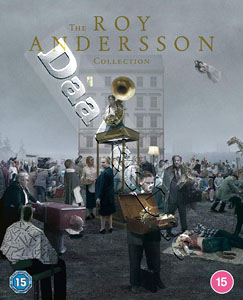 Roy Andersson Collection | En krlekshistoria / Snger frn andra vningen / Du levande / En duva satt p en gren och funderade p tillvaron / Om det ondliga  / Being a Human Person  | A Swedish Love Story / Songs from the Second Floor /  Blu-Ray